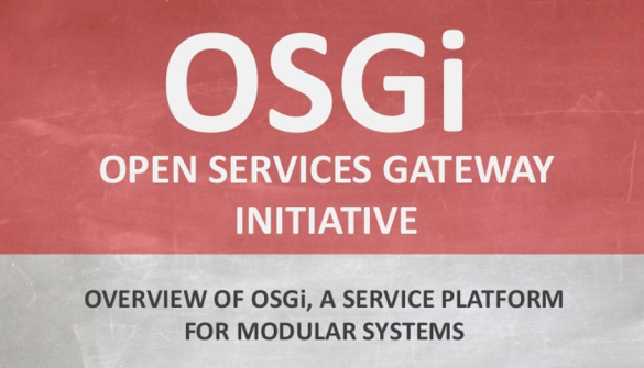 OSGi Overview by Peter Egli